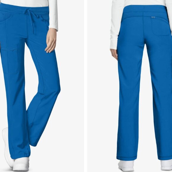 Infinity Women's 4-Pocket STRETCH Drawstring Scrub Pants - Picture 1 of 3